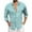 A-Mint Green726, variant on XIAOCHA Men's Sparkly Party Shirt Collared Long Sleeve Button Up Glitter Print Blouse Eye-Catching Casual Going Out Top