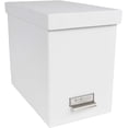 thumbnail image 2 of Bigso John Fiberboard Label Frame Desktop File Storage Box | White, 2 of 11