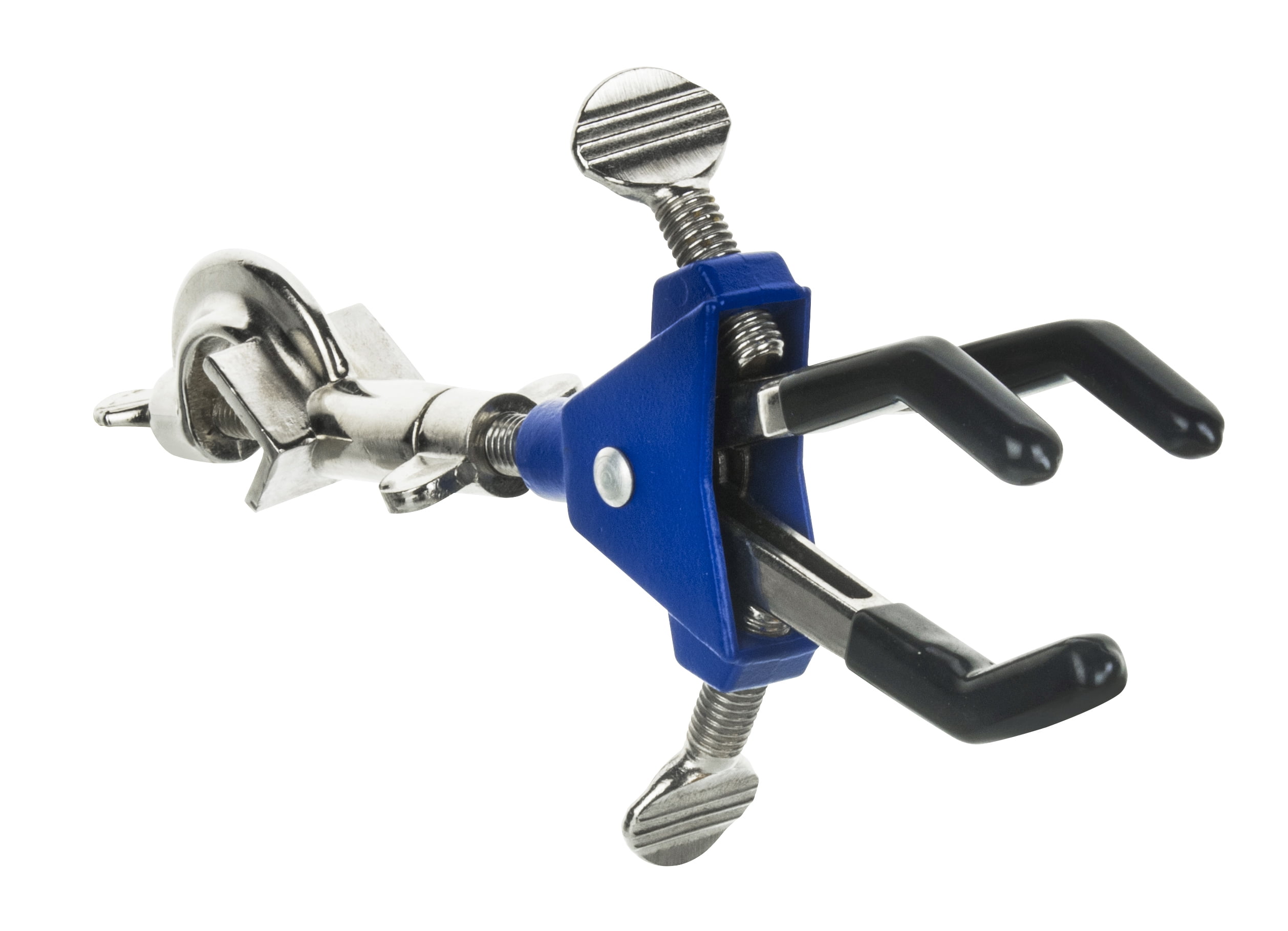 3 Finger, Vinyl Coated Dual Adjustable Extension Clamp on Swivel