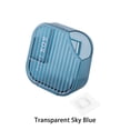 thumbnail image 3 of facefd Rice Cooker Spoon Holder Solid Color Hanging Self-adhesive Replacement Dustproof Washable Kitchen Scoop Case Bracket Transparent Blue, 3 of 8