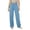 Blue, variant on Athletic Pants for Women Loose Fitted Elastic Waist Breathable Comfy Outdoor Workout Running Pants with Pockets