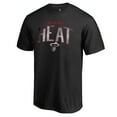 thumbnail image 2 of Men's Black Miami Heat Arch Smoke T-Shirt, 2 of 3