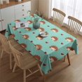 thumbnail image 2 of Cute Hedgehog and Love Rectangle Tablecloth 60"x84",Waterproof Polyester Rectangle Table Cloth, Wipeable Spillproof Polyester Tablecloth for Dining, Camping, Indoor and Outdoor, 2 of 5