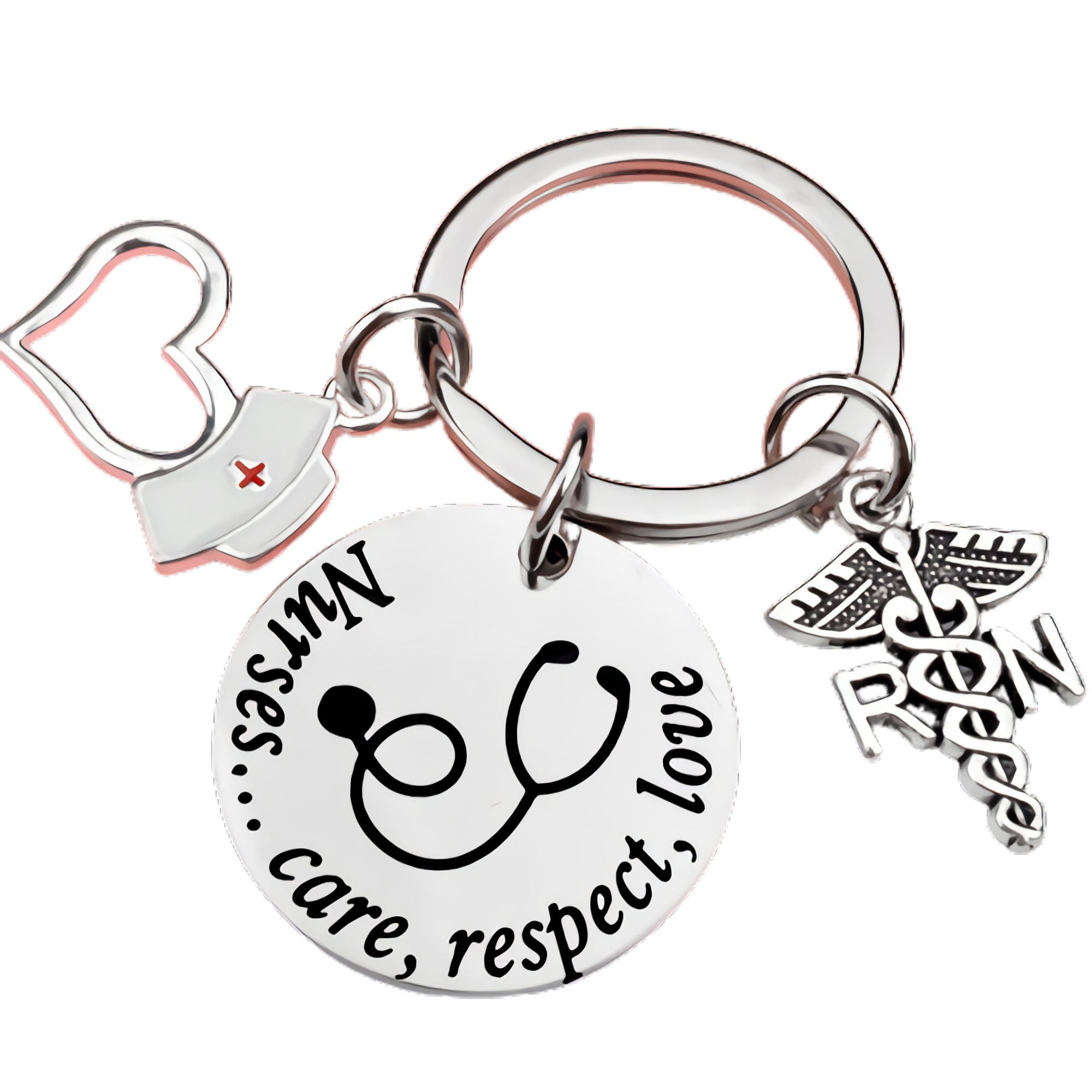 FunBuy Nurse Week Gift Nurse Keychain RN Nursing Graduation Gift Nurse
