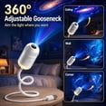 thumbnail image 5 of 2026 Enhanced HD Smart Dynamic 5D Holographic Projector Lamp, 24 Unique Image Slides, Bendable USB Cable Design For Custom Ceiling And Wall Projection Angles, 5 of 7