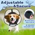 thumbnail image 3 of Comfortable Soft Dog Cone for Post-Surgery Recovery, Adjustable Collar to Stop Licking, Ideal for Large & Medium Breeds, Protects Small Dogs, Pet-Friendly Design, 3 of 4