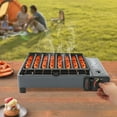 thumbnail image 5 of Gas Grill Portable Butane Stove, tabletop BBQ Grill for Outdoor Cooking Camping | Stainless Steel Griddle, 5 of 24