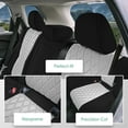 thumbnail image 3 of For 2021-2024 Nissan Rogue S SV SL Platinum Midnight Ed. FH Group Neoprene Custom Fit Car Seat Covers Waterproof  Gray - Rear, 3 of 6