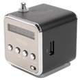 thumbnail image 1 of Mini Lecteur MP3/4 Portable Numérique Micro SD/TF USB Haut-Parleur Radio FM (Noir), 1 of 4