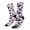 2 Black-2, variant on record rock music Skull Pattern Sport Socks for Women and Men Crew Socks Sporty Calf Socks Casual Socks