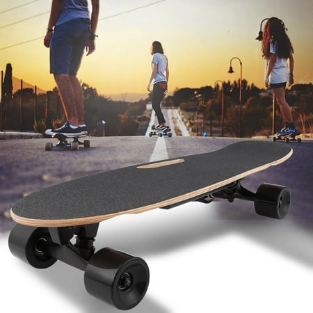 Hascon Electric  Wireless Fish-Board Skateboard Transportation Electric Longboard with Remote (The Best Electric Skateboard 2019)