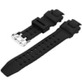 thumbnail image 2 of Correa de reloj de cuero PU de color negro compatible con GA-1000/1100 GW-4000/A1100 G-1400, 2 of 7