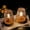 Brown, variant on Set of 2 Medium Battery Outdoor Lantern, Cordless Vintage Metal Lamp with LED Edison Bulb (Bronze)