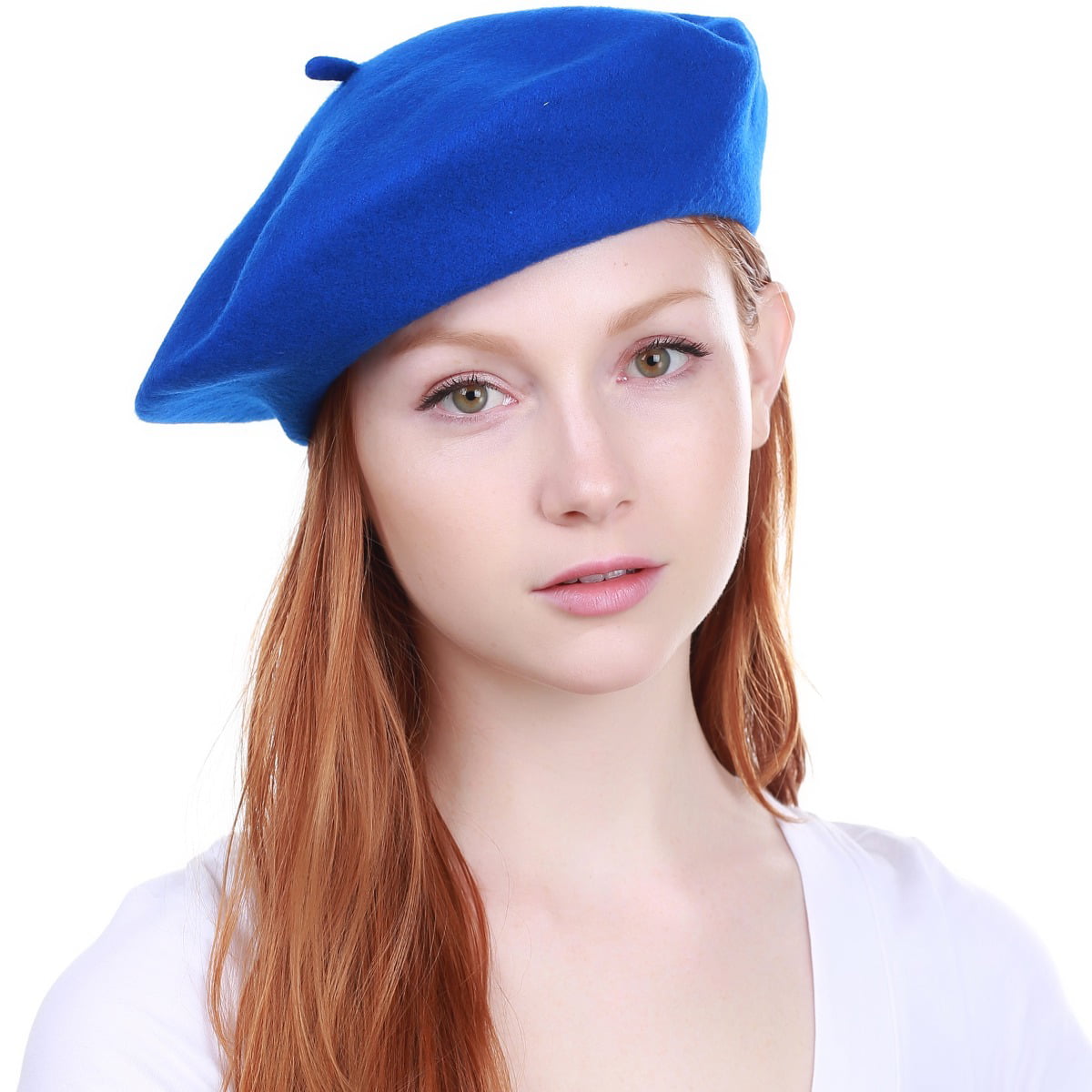 Women's Soft Warm Wool French Artist Beret Beanie slouch Hat Cap BS 