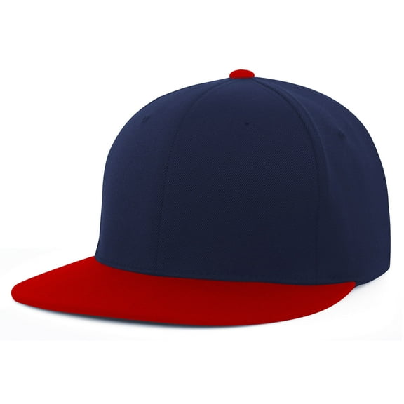 Pacific Headwear ES811 Premium A/C² Performance Flexfit Cap - Navy/Red - XS