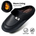 thumbnail image 2 of Ecetana Slippers for Men Memory Foam Slippers Comfort Warm Fuzzy House Shoes, 2 of 7