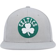 Mens Mitchell & Ness Gray Boston Celtics Side Core 2.0 Snapback Hat