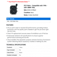 thumbnail image 2 of PCV Valve - Compatible with 1996 - 2001 BMW 740iL 1997 1998 1999 2000, 2 of 2