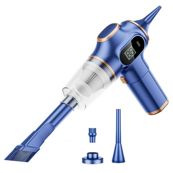 Wireless Car Vacuum Cleaner Portable Robot Handheld Household Cleaning Appliance Blue A