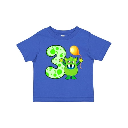 

Inktastic 3rd Birthday Monster Gift Toddler Boy or Toddler Girl T-Shirt