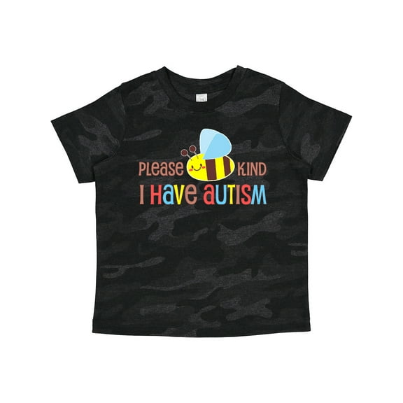 Inktastic Please Bee Kind, I Have Autism Boys or Girls Toddler T-Shirt