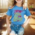 thumbnail image 2 of Glisme Kindergarten Graduation Shirt For Girl: Last Day Of School Shirt Kids 2025 Preschool Graduation Tee Top Sky Blue Regular Fit Tee Size 10-11 Years, 2 of 4