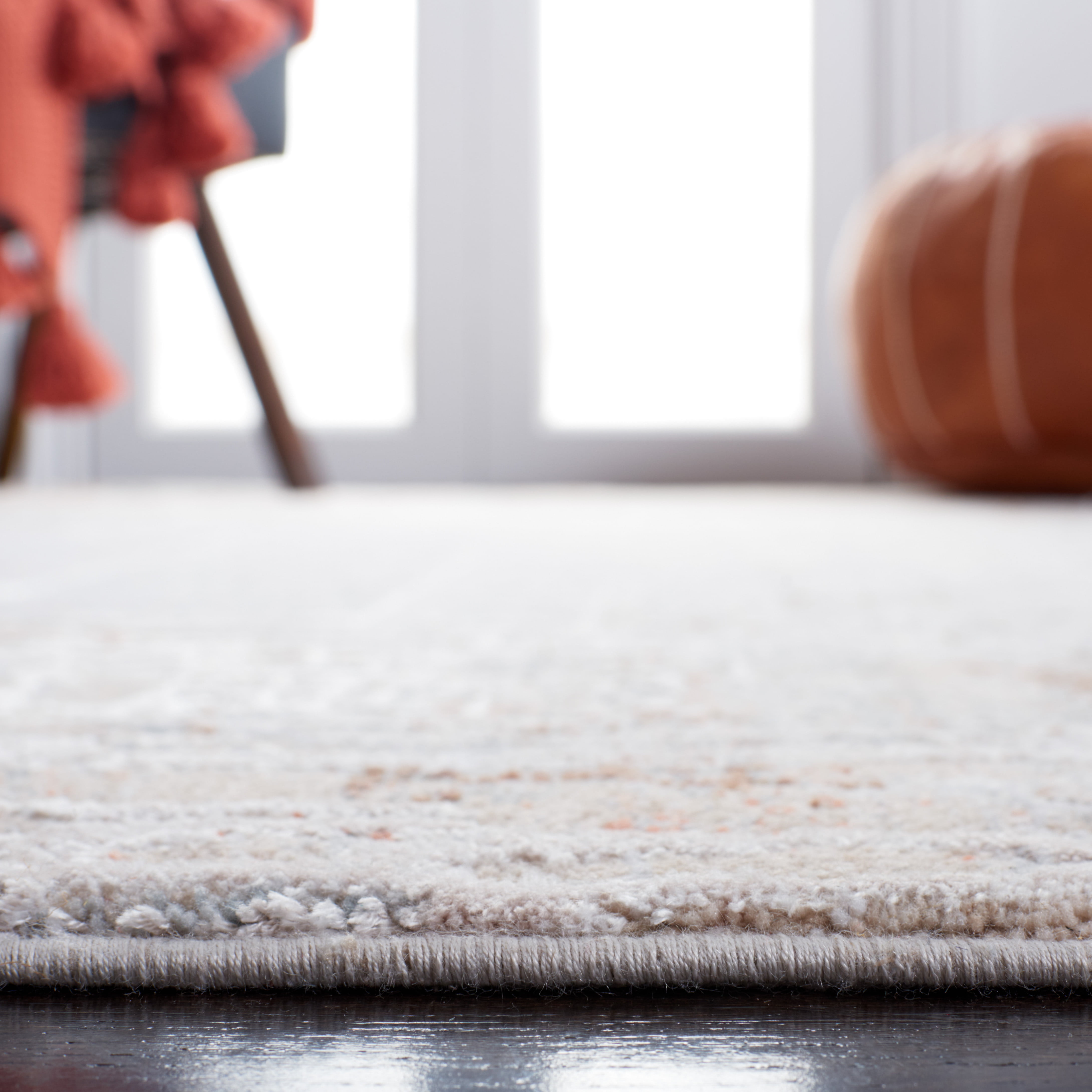 SAFAVIEH Marmara Oakley Abstract Runner Rug, Beige/Blue Rust, 2' x 8'
