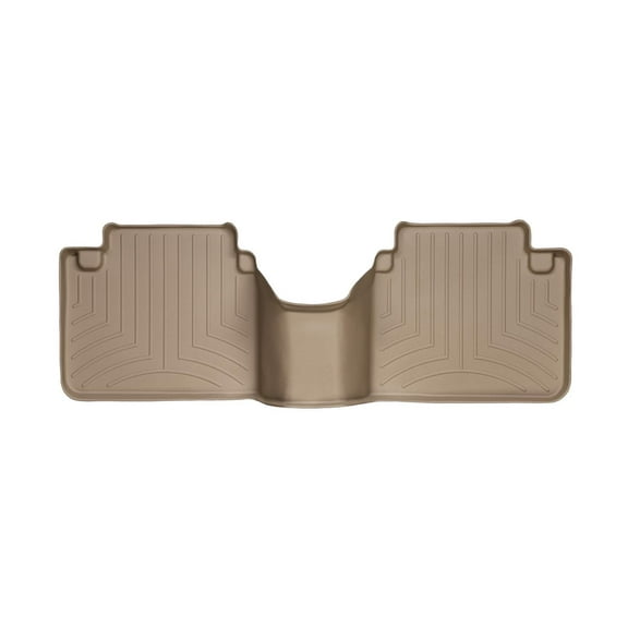 WeatherTech Custom Fit FloorLiners compatible with 2008-2012 Honda Accord - 2nd Row, Tan