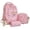 018#Pink, variant on Cherry Printed Backpack for Students & Young Adults with Spacious Main Compartment and Padded Straps for School Travel and Outdoor Activities