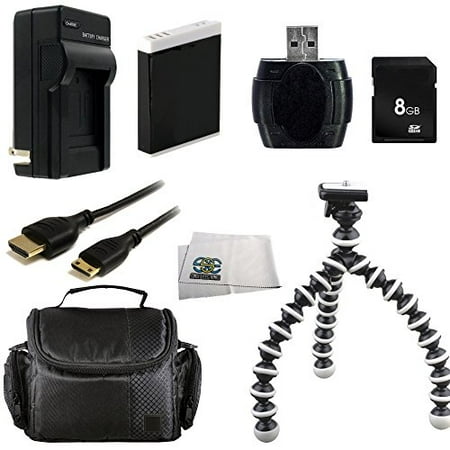 Vape Starter Kit With Battery 8GB Deluxe Starter Accessory Kit for Canon PowerShot SX40, SX40 HS, SX50, SX50 HS, SX60, SX60 HS, PowerShot G15, PowerShot G16, G1X & G3 X Digital Camera Includes: Extended Life Replacement Battery (N ()