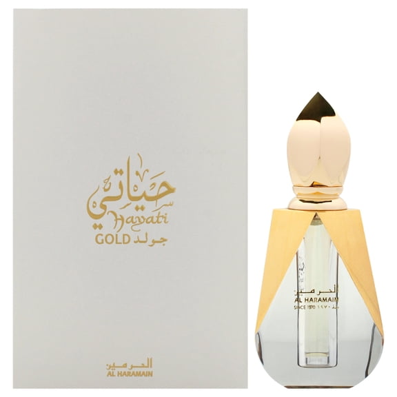 Al Haramain Hayati Gold, Perfume for Women and Men, 0.4 oz