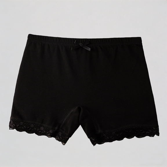 Krdevn Girls Underwear Soft Breathable Shorts Panties Comfortable Stretchy Everyday Wear,5-6 Years