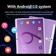 thumbnail image 5 of Tableta, tabletas inteligentes Android ampliables, procesador de cuatro núcleos, tableta, pantalla de resolución FHD, WiFi/Bluetooth(Dorado)(1 pieza), 5 of 5