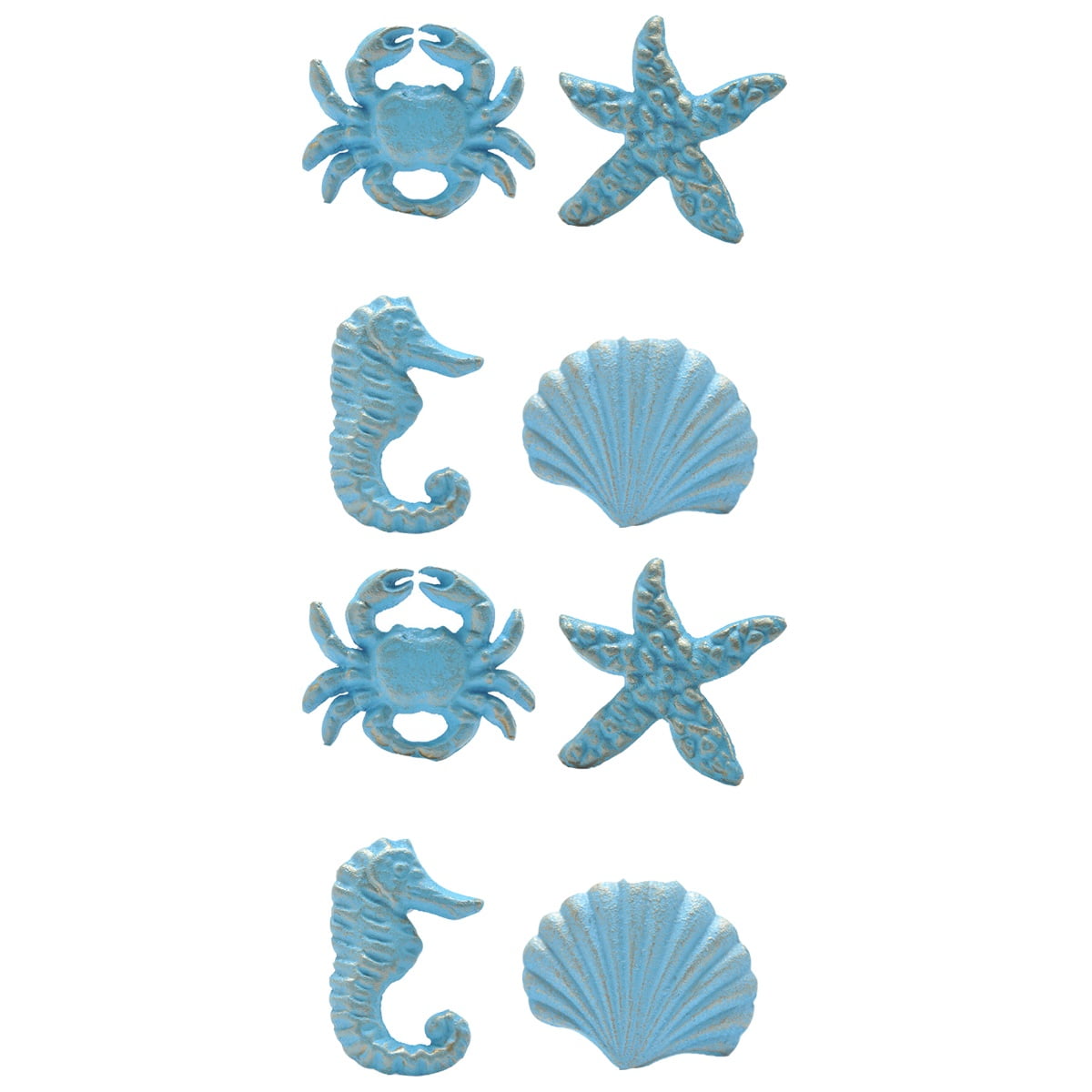 Pulls Ocean Iron Knob Drawer Cupboard Knob Knobs Cabinet Seahorse Decorative Beach Handles Coastal Knobsartironwork