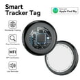 thumbnail image 2 of Bluetooth Tracker, Smart Air Tracker Tags-4 Pack, Key Finder and Item Locator Works with Apple Find My (iOS Only), with Protective Case/Key Ring/Lanyard, Tracker Tag for Keys/Luggage/Wallet, etc., 2 of 9