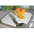 thumbnail image 6 of Camco RV Sink Mate Cutting Board - Cut Corner for Scrap Disposal - White, Polymer (43857), 6 of 9