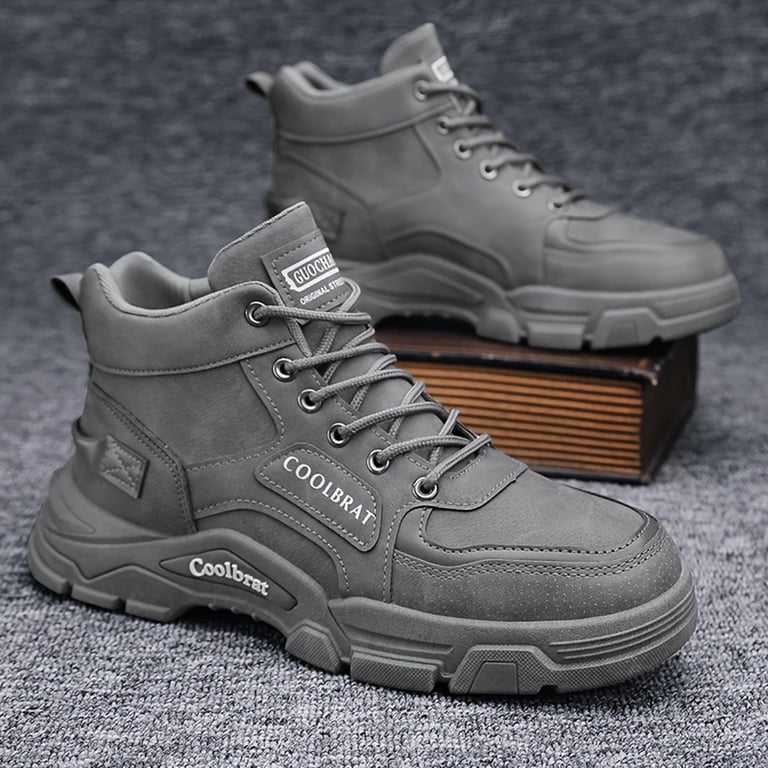 Men\'s Waterproof Hiking Boots Non-Slip Lightweight Mid Top Ankle Boot Mens Hiking Boots Non-Slip Outdoor Mid Top Ankle Boot  main image 4