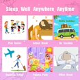 thumbnail image 4 of Cute Downy Kids Sleep Mask, Eye Covers For Sleeping In Travel & Nap, Sleep Masks For Women & Kids & Girls, Cute Plush Blindfold For Sleeping, Pressure, 4 of 5