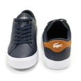 thumbnail image 6 of Lacoste Men's Powercourt 0121 1 Sma Leather Sneaker, Navy \ Orange,8.5 M US, 6 of 7