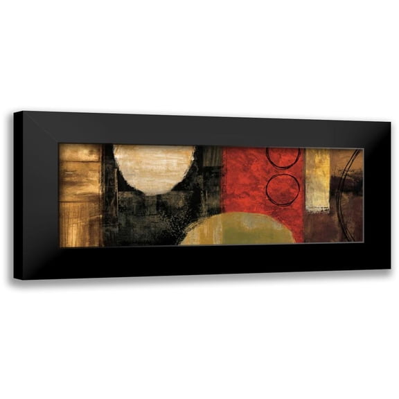 Nelson, Brent 14x8 Black Modern Framed Museum Art Print Titled - Balancing Act