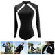 thumbnail image 5 of KAKOWELY Traje de baño de manga larga de una pieza para adolescentes, traje de baño para mujer, trajes de baño para mujer, 5 of 5