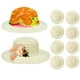 thumbnail image 1 of 8 sombreros de paja DIY, sombreros de protección solar para pintar, manualidades creativas para niños, 1 of 7