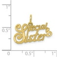 thumbnail image 3 of 10k SPECIAL SISTER CHARM in 10k Yellow Gold, 3 of 3