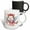 Multicolor, variant on 3drose, Cute Kitty Cupid Illustration, 11oz Two-tone Blue Mug