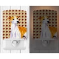thumbnail image 2 of Caroline's Treasures LH9103CNL Whippet Fall Leaves Portrait Ceramic Night Light, 6x4x3", multicolor, 2 of 2