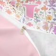 thumbnail image 4 of Erosebridal Girls Pink Flower Twin Bedding, Garden Floral Duvet Cover Set, Letter J, Pink Reversible, 1 Duvet Cover and 1 Pillowcase (No Comforter), 4 of 5