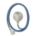 thumbnail image 4 of 360 Electrical 6ft 3-Outlet Habitat Premium Extension Cord w/2 USB, French Gray, 4 of 33