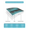 thumbnail image 5 of Quilts Twin Size, Teal Brown Wood Soft Comforter Bedding Set for Bed, Vintage Chic Shabby Plank Lightweight Quilted Bedspread with Pillow Cover(2 Pieces) for All Season, 68x86 Inch, 5 of 6