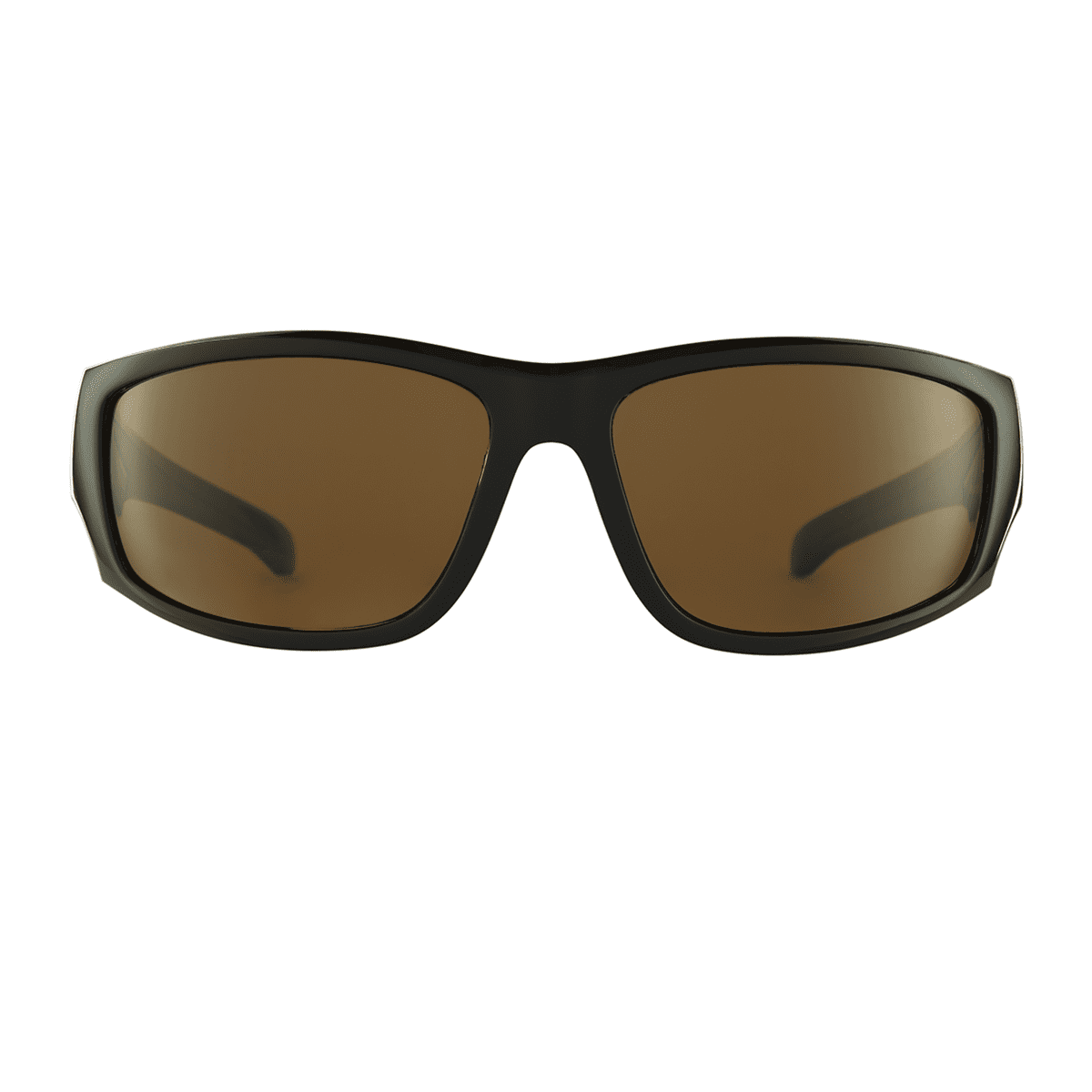 Bnus Corning Glass Lens Polarized Sunglasses Men Women Wrap around Scratch Proof Shades Black Brown