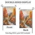 thumbnail image 2 of Fall Garden Flag, Welcome Fall Maple Leaves Garden Flags 12x18 Double Sided, Autumn Yard Flag Fall Decorations for Home Indoor Outdoor Outside Porch Patio Garden, 2 of 5